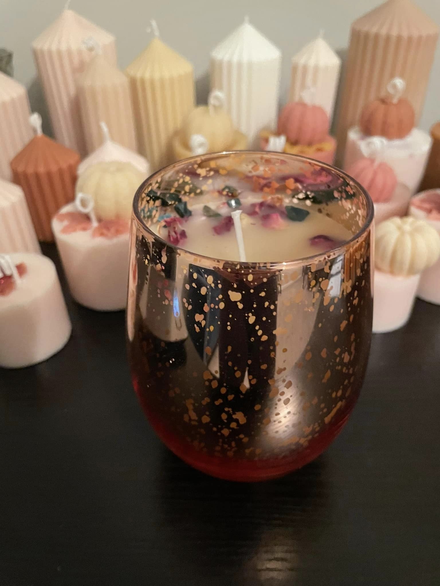 Rose Gold Candle