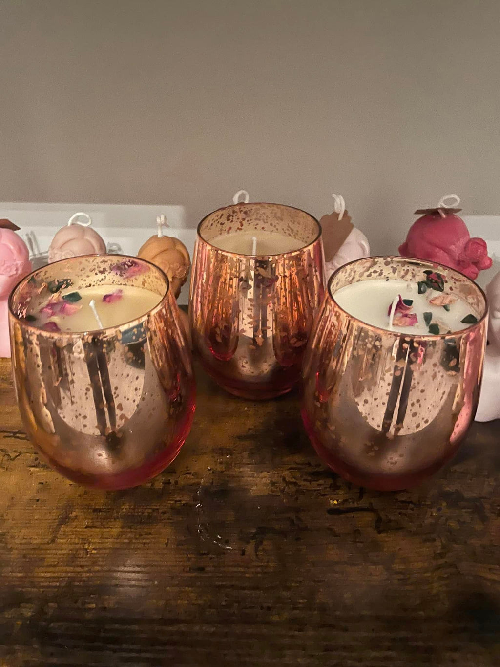 Rose Gold Candle