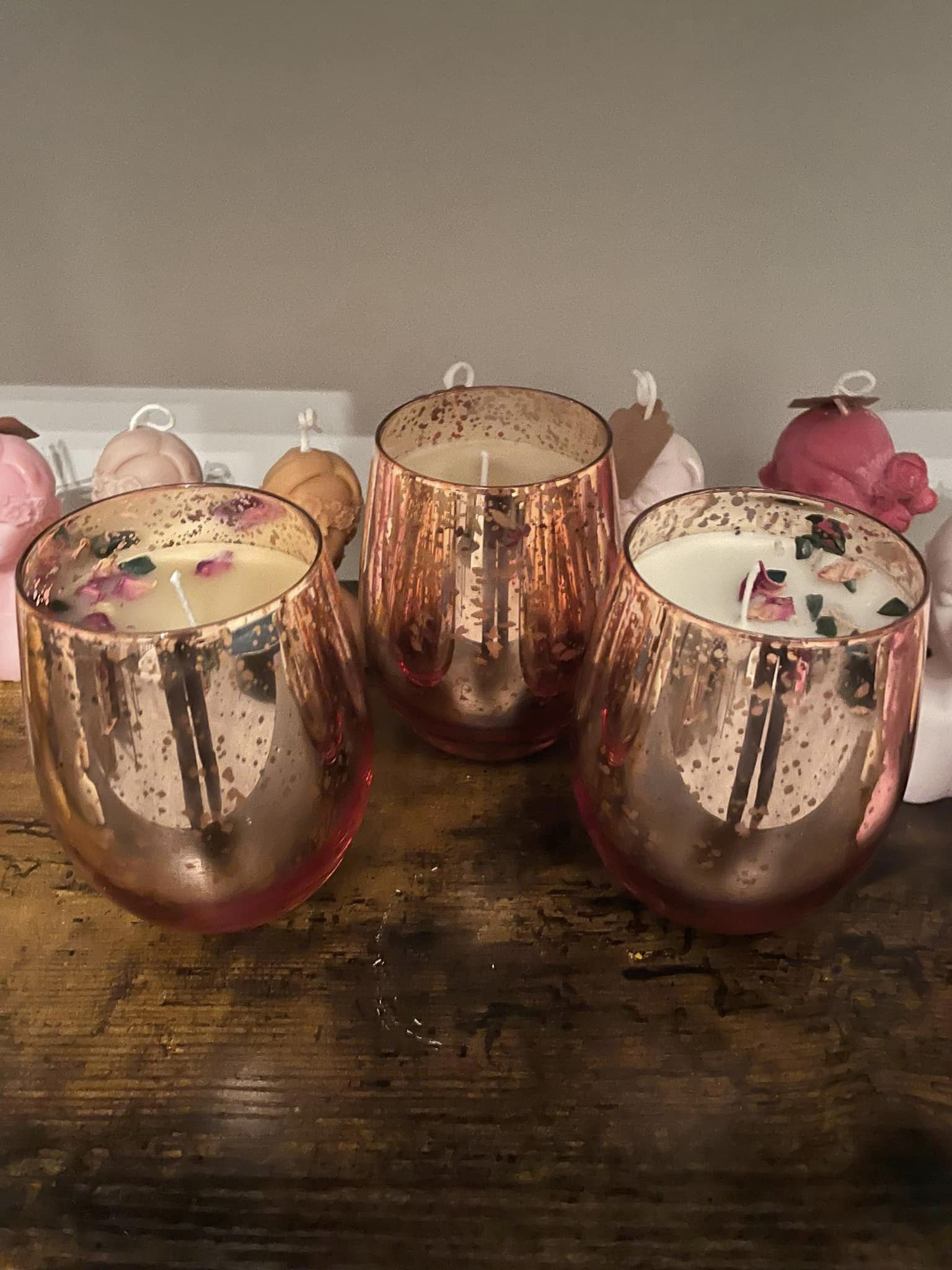 Rose Gold Candle