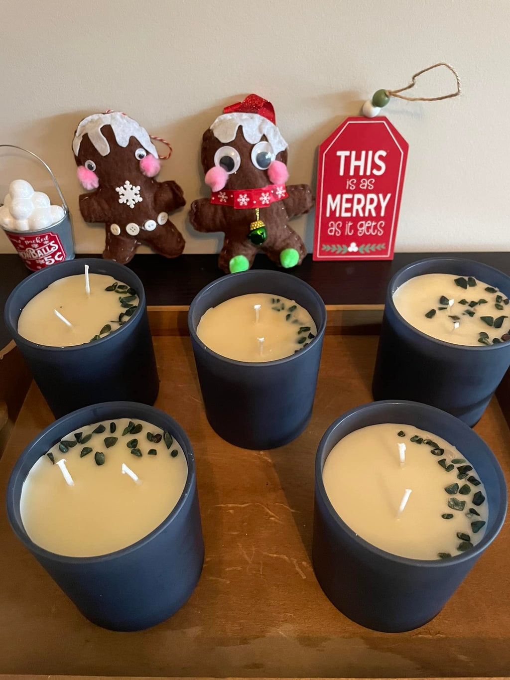 Midnight Blue Soy Wax Candle