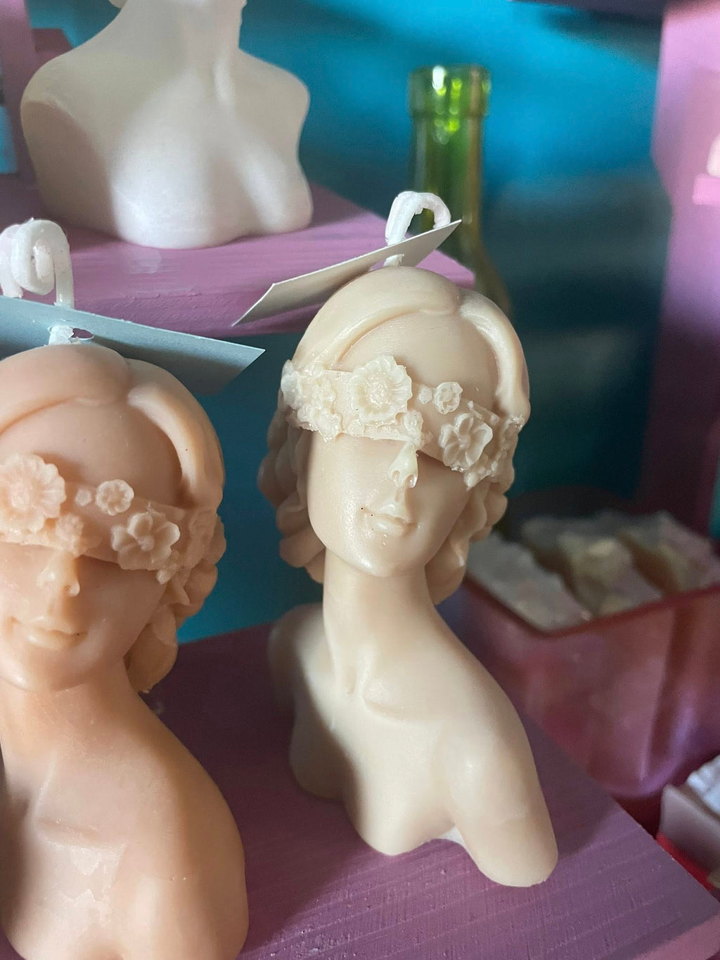 Floral Lady Candle sm.