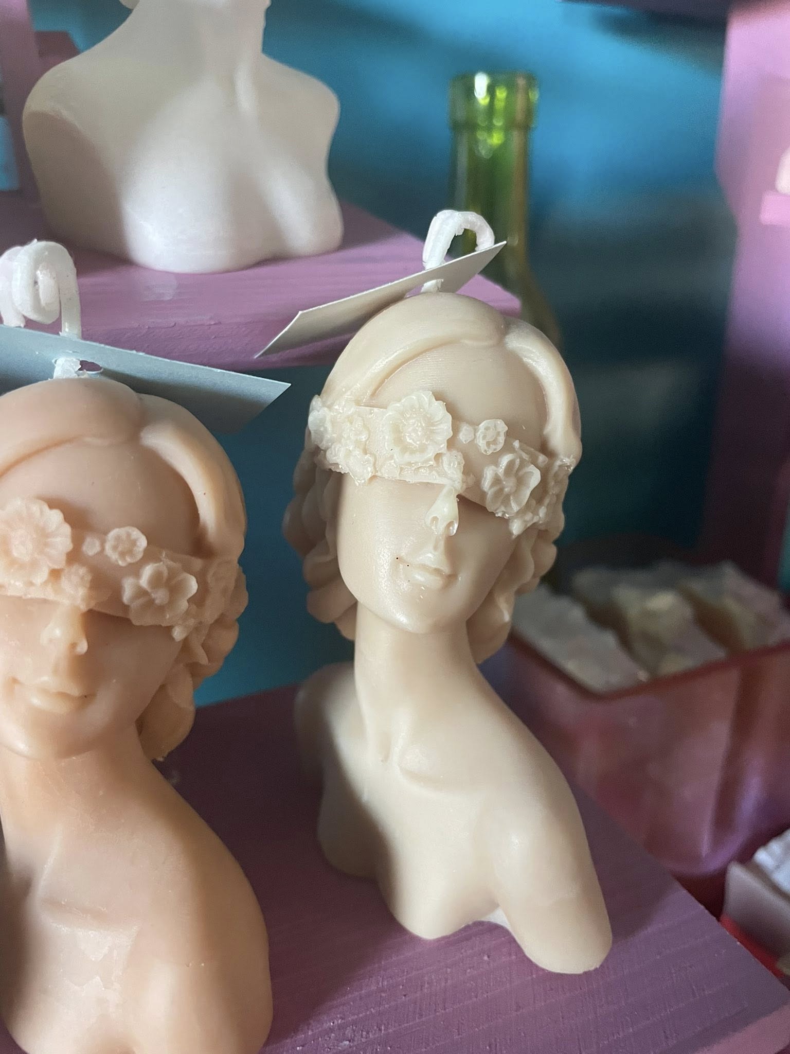 Floral Lady Candle sm.