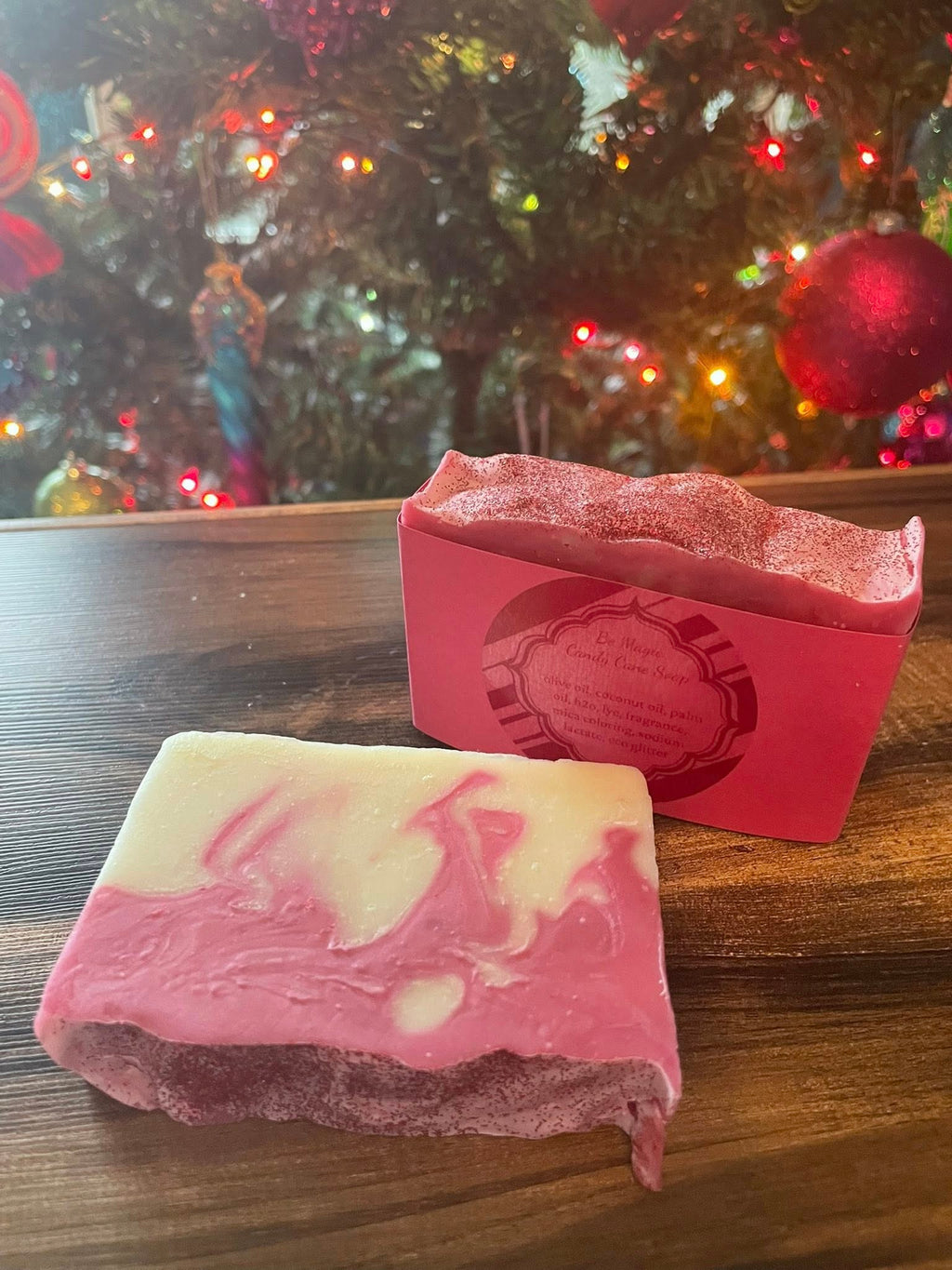 Candy Cane Soap