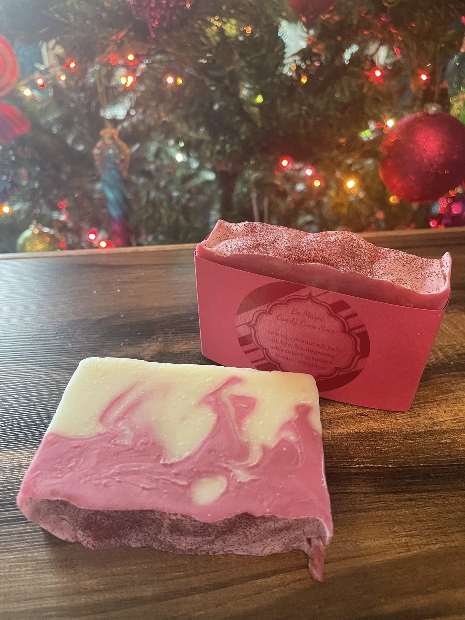 Candy Cane Soap