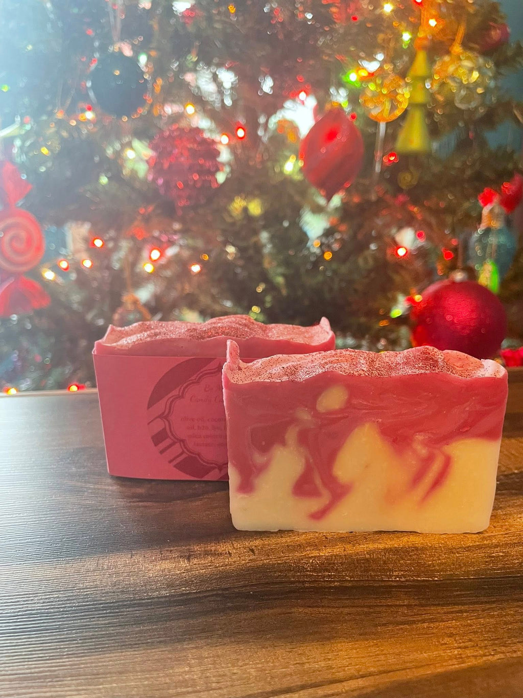 Candy Cane Soap