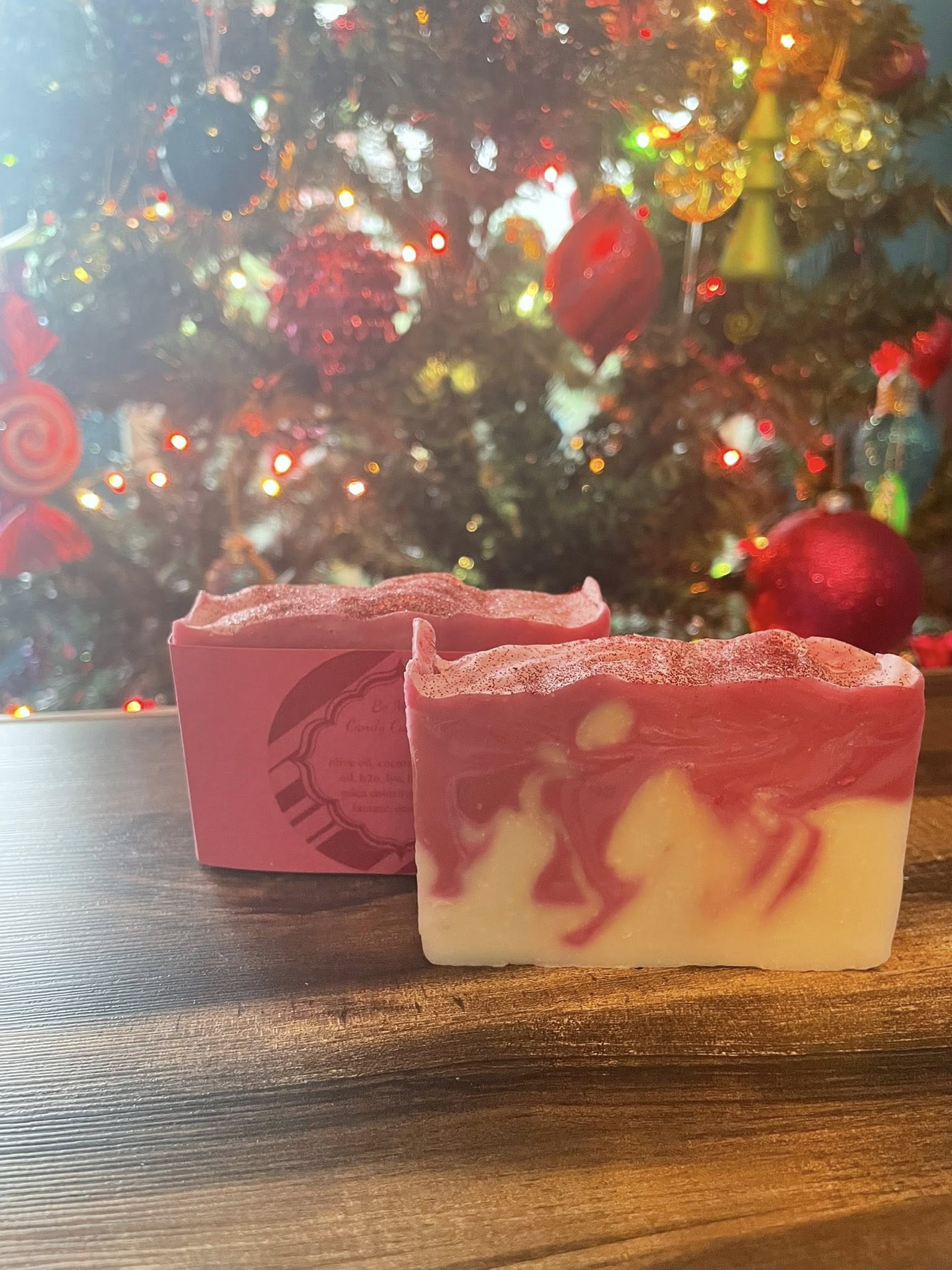 Candy Cane Soap
