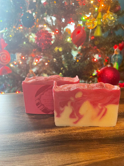 Candy Cane Soap