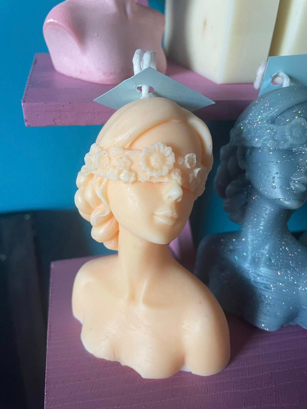 Floral Lady Candle sm.