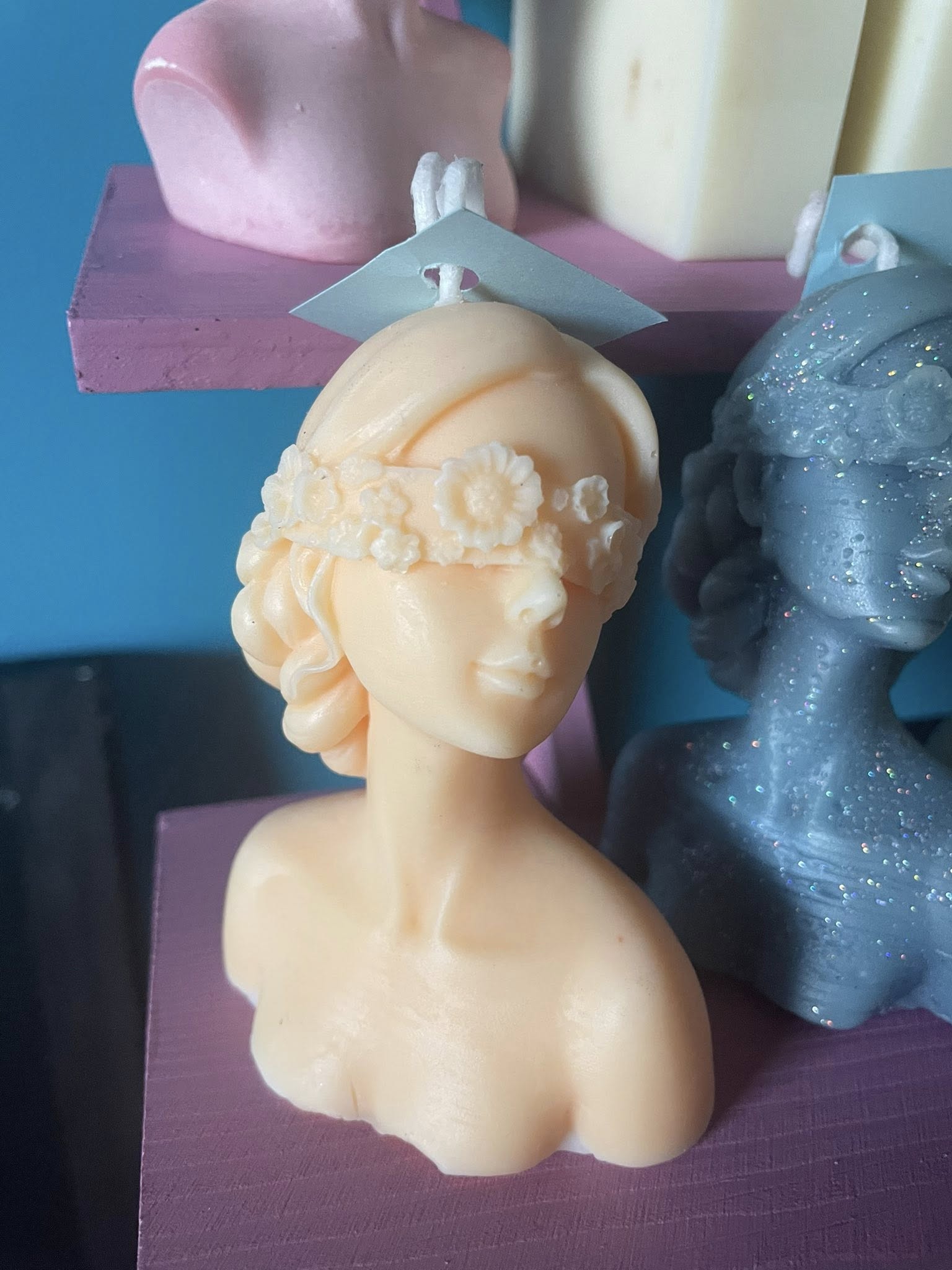 Floral Lady Candle sm.