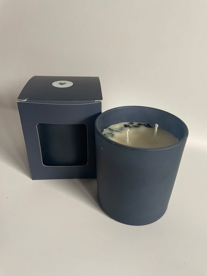 Midnight Blue Soy Wax Candle