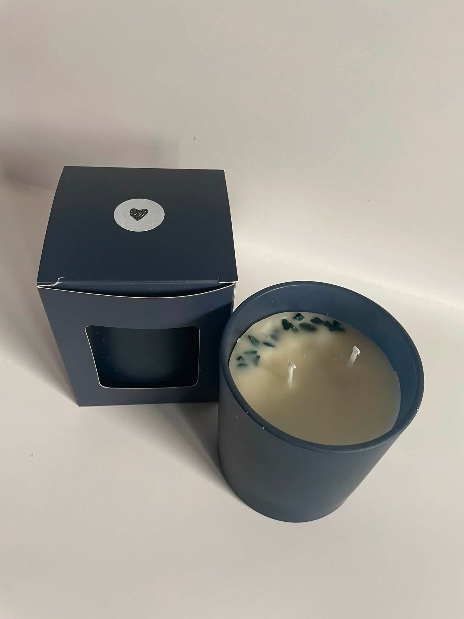 Midnight Blue Soy Wax Candle