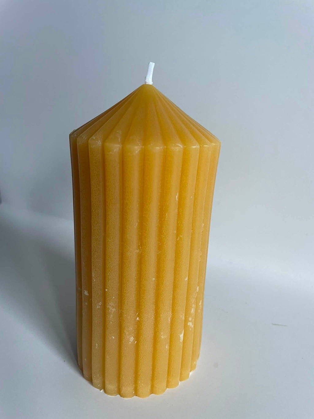 Large Beeswax Pillar Candle