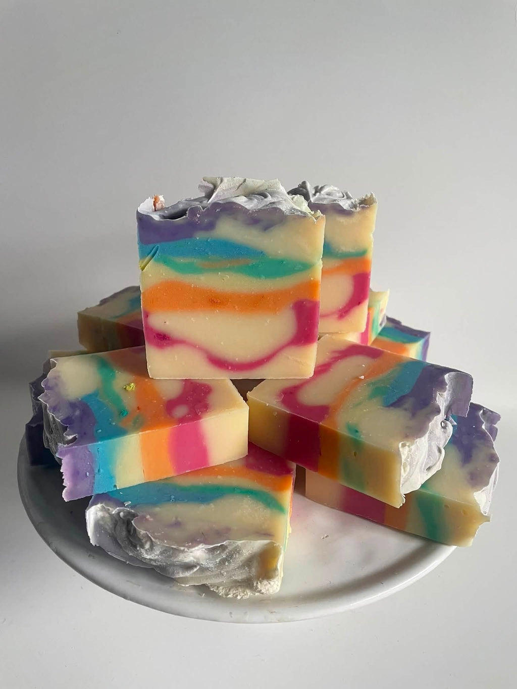 Rainbow Sherbert Soap