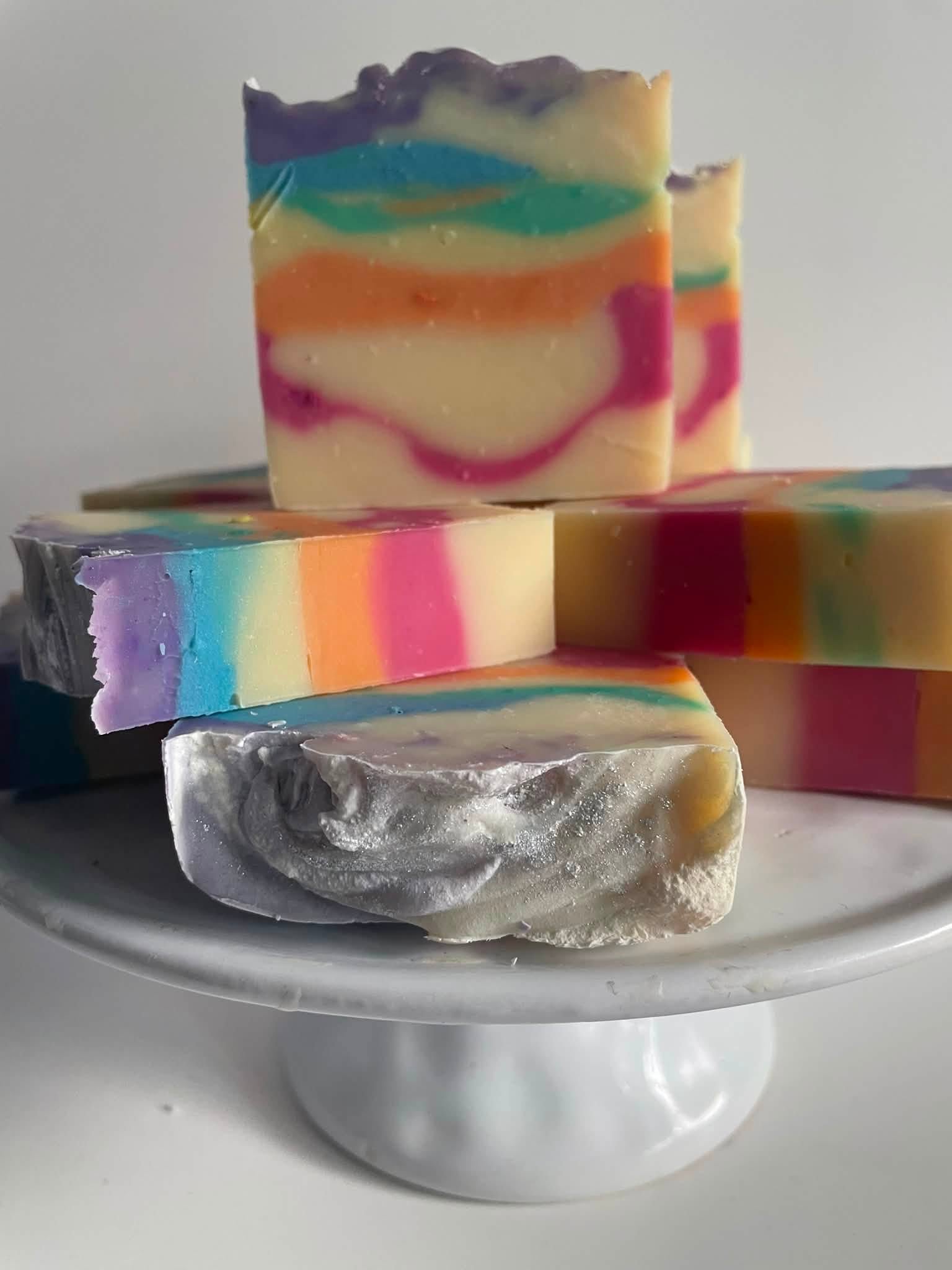 Rainbow Sherbert Soap
